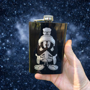 8oz Martian Black Flask