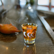 2oz Moon Phases Shot glass