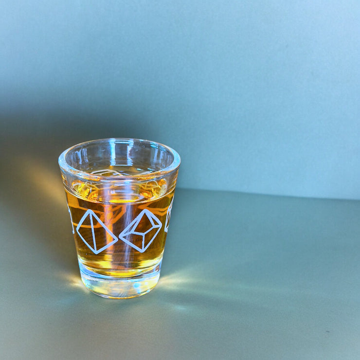 2oz Dice Shot glass