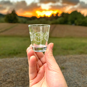 2oz Dice Shot glass