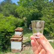 2oz Queen Bee Shotglass LASER