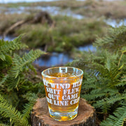 2oz Lineman Poem Shot glass