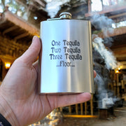 8oz One Tequila Two Tequila Three Tequila Floor Stainless Steel Flask