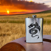 8oz Flying Dragon Stainless Steel Flask