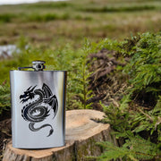 8oz Flying Dragon Stainless Steel Flask