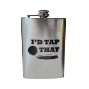 8oz I'd Tap That Golf Stainless Steel Flask