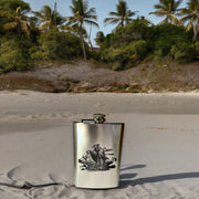 8oz Vintage Pirate Ship Stainless Steel Flask