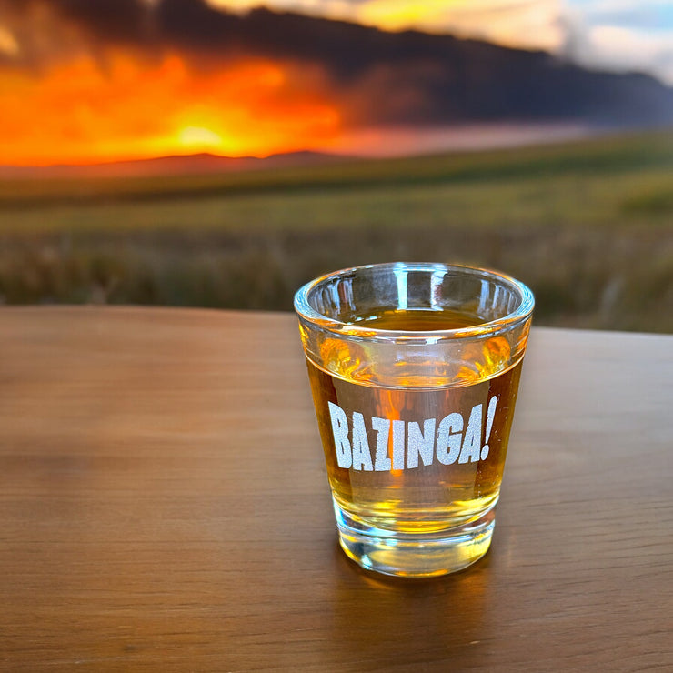 2oz Bazinga! Shot Glass