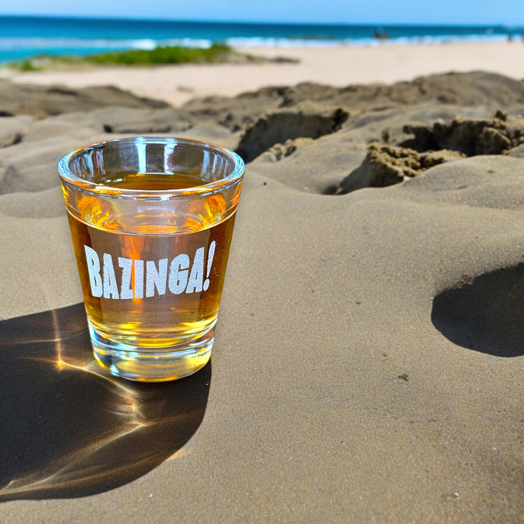 2oz Bazinga! Shot Glass