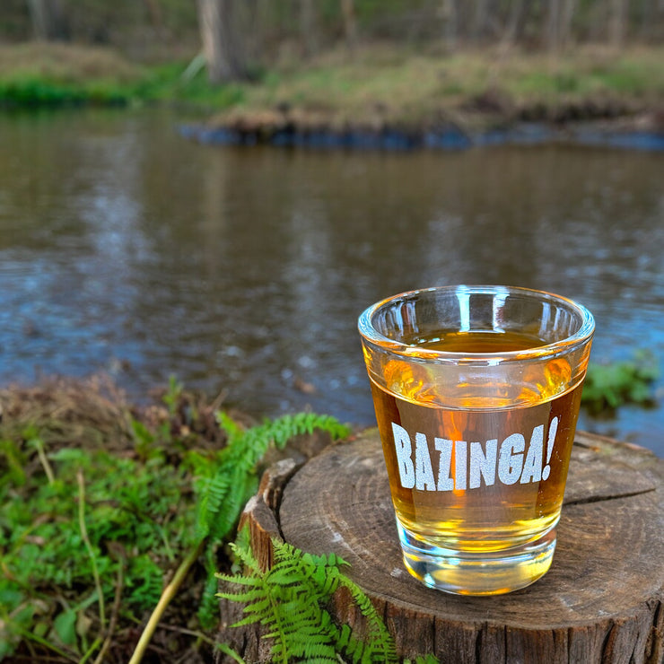 2oz Bazinga! Shot Glass