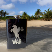 8oz BLACK War Four Horsemen of the Apocalypse Flask