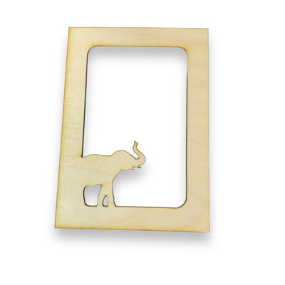 Elephant 5X7 Photo Frame Insert - Baltic Birch