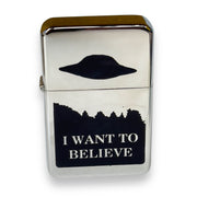Lighter - I Want to Believe High Polish Chrome