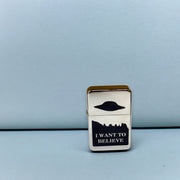 Lighter - I Want to Believe High Polish Chrome