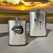 8oz His & Hers - Vampire - Stainless Steel Flask Set of Two