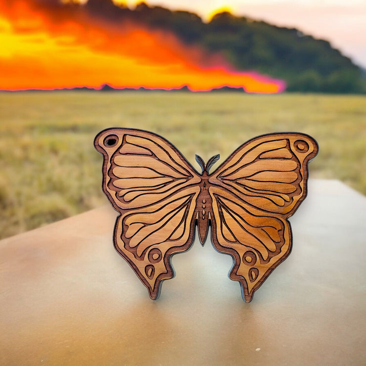 Butterfly - Cedar Ornament