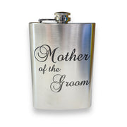 8oz Mother of the Groom Stainless Steel Flask