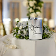 8oz Mother of the Groom Stainless Steel Flask