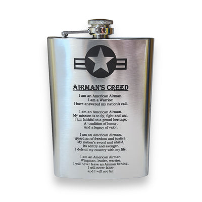 8oz Airmans Creed Flask