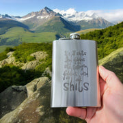 8oz It's All Giggles Stainless Steel Flask
