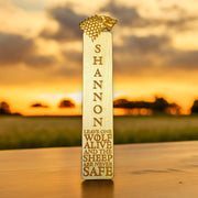 Bookmark - PERSONALIZED Leave One Wolf Alive