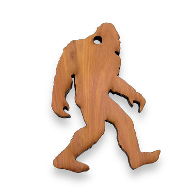 Sasquatch - Bigfoot Raw Cedar Ornament 2.5x3.5in