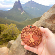 Celtic Tree of Life - Raw Cedar Ornament 3x3in