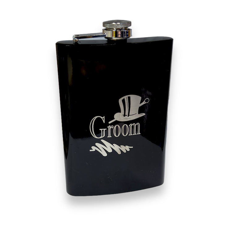 Wedding Party Gifts BEST MAN GROOMSMAN (Flasks and Lighters)