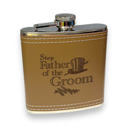 Wedding Party Gifts BEST MAN GROOMSMAN (Flasks and Lighters)