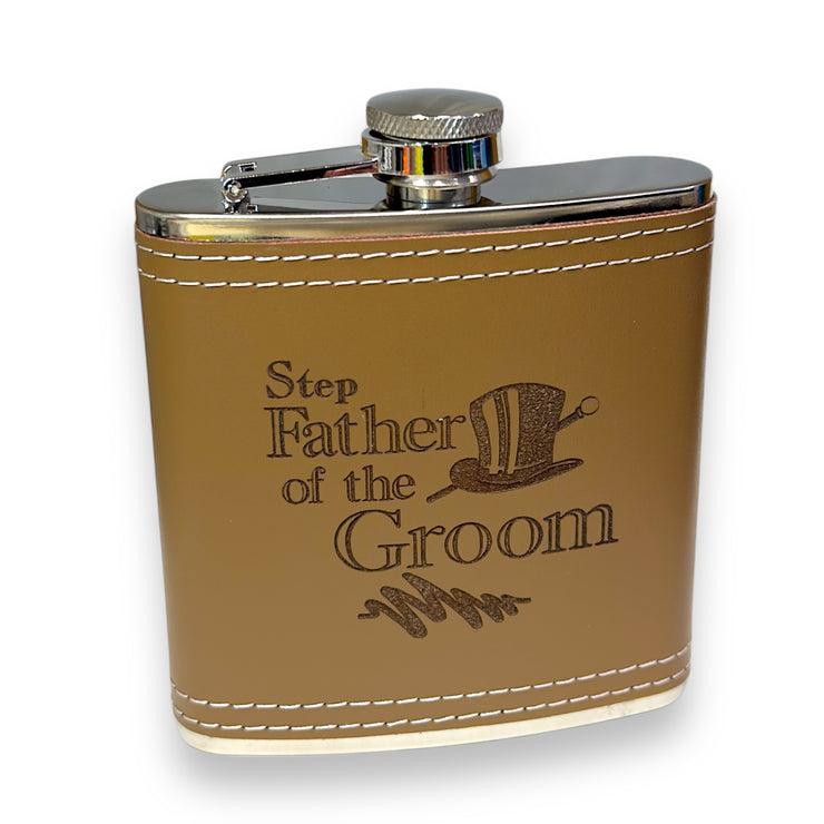 Wedding Party Gifts BEST MAN GROOMSMAN (Flasks and Lighters)