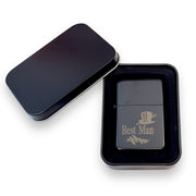 Wedding Party Gifts BEST MAN GROOMSMAN (Flasks and Lighters)