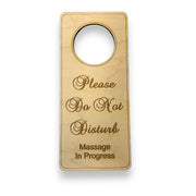 Please Do Not Disturb Meeting In Progress Door sign - Wood