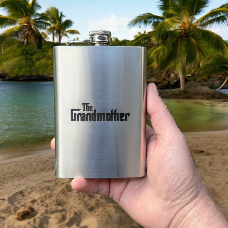 8oz The Grandmother Stainless Steel Flask