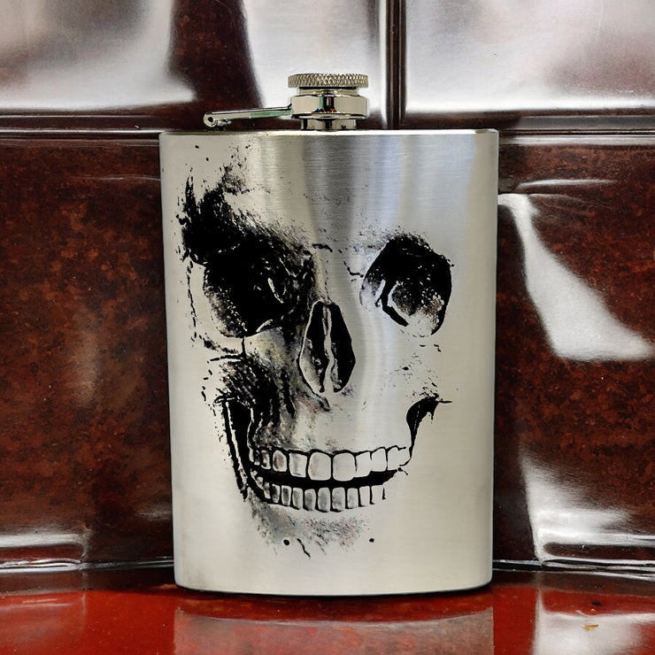 8oz skull Stainless Steel flask