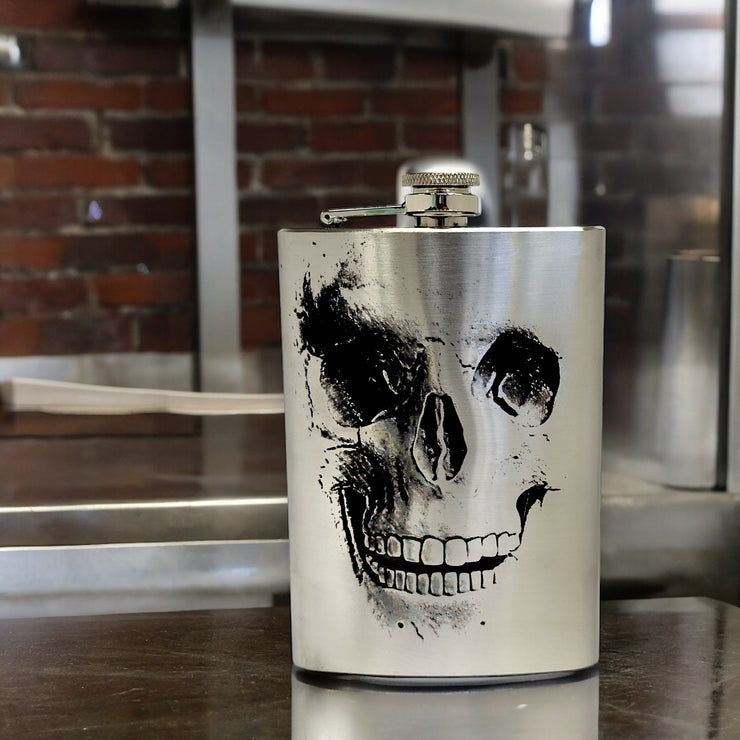 8oz skull Stainless Steel flask