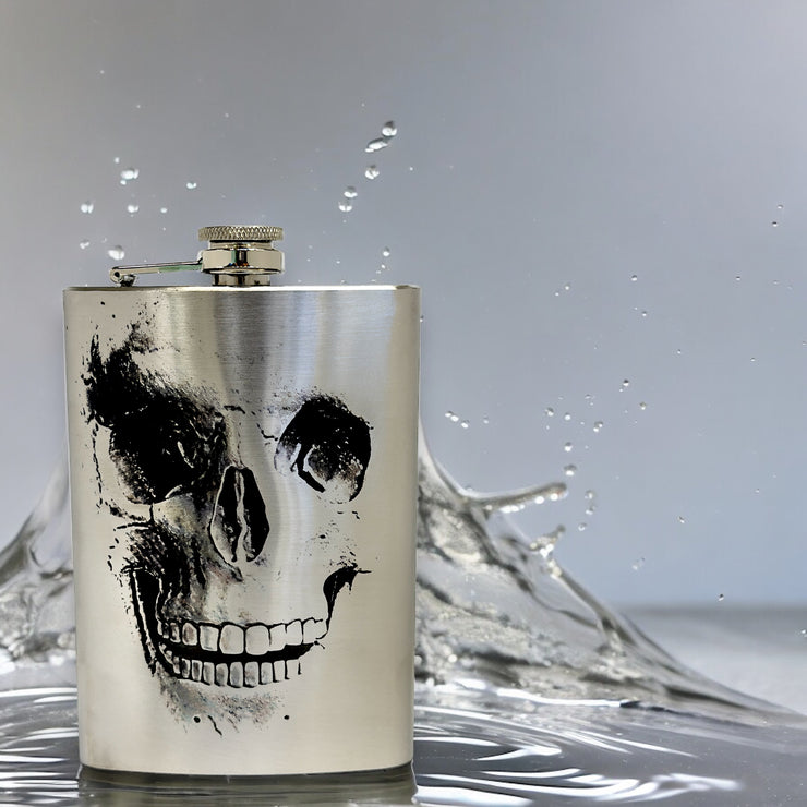 8oz skull Stainless Steel flask