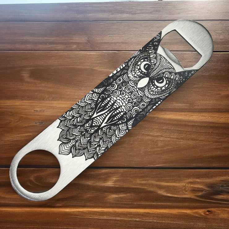 Tribal Owl - Bottle Opener