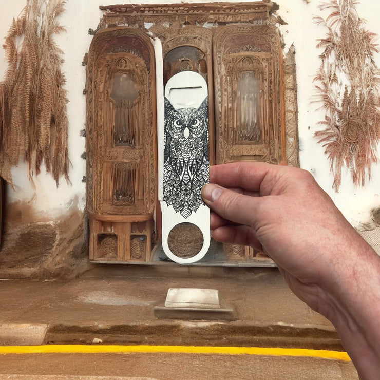 Tribal Owl - Bottle Opener