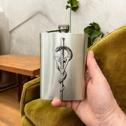 8oz Vet Tech Stainless Steel Flask