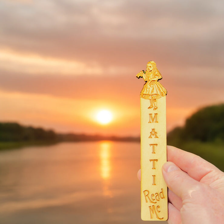 Bookmark - PERSONALIZED - Alice - Read Me