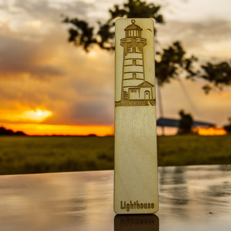 Bookmark - Lighthouse - Birch wood