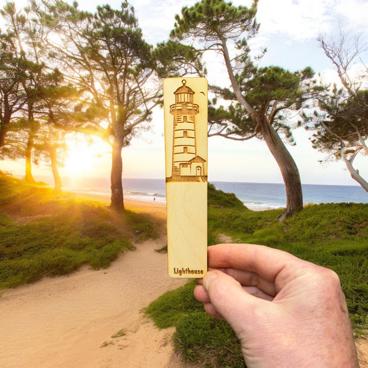 Bookmark - Lighthouse - Birch wood