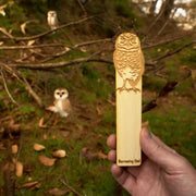 Bookmark - Burrowing Owl - Birch wood