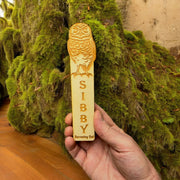 Bookmark - PERSONALIZED Burrowing Owl - Birch wood