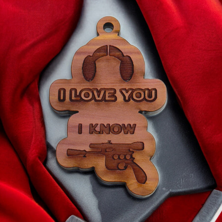 CEDAR I Love you I Know Ornament