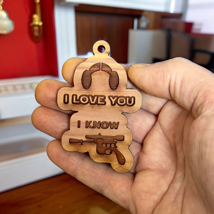 CEDAR I Love you I Know Ornament