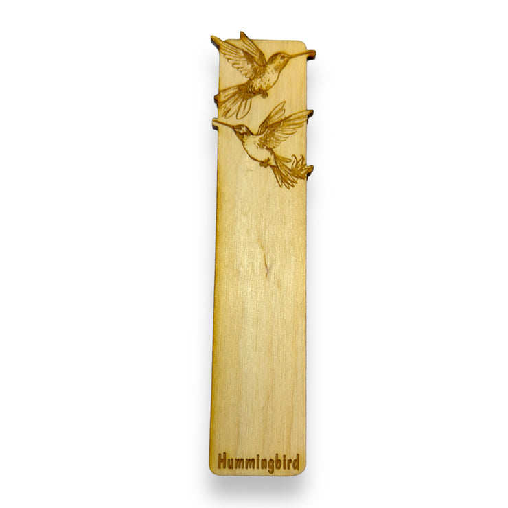 Bookmark - Hummingbird - Birch wood