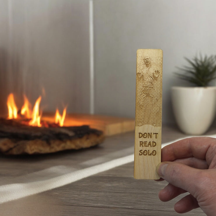Bookmark - Dont read Solo - Birch wood