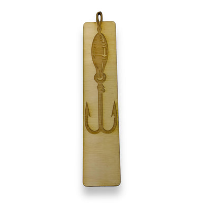 Bookmark - Fish Hook - Birch wood