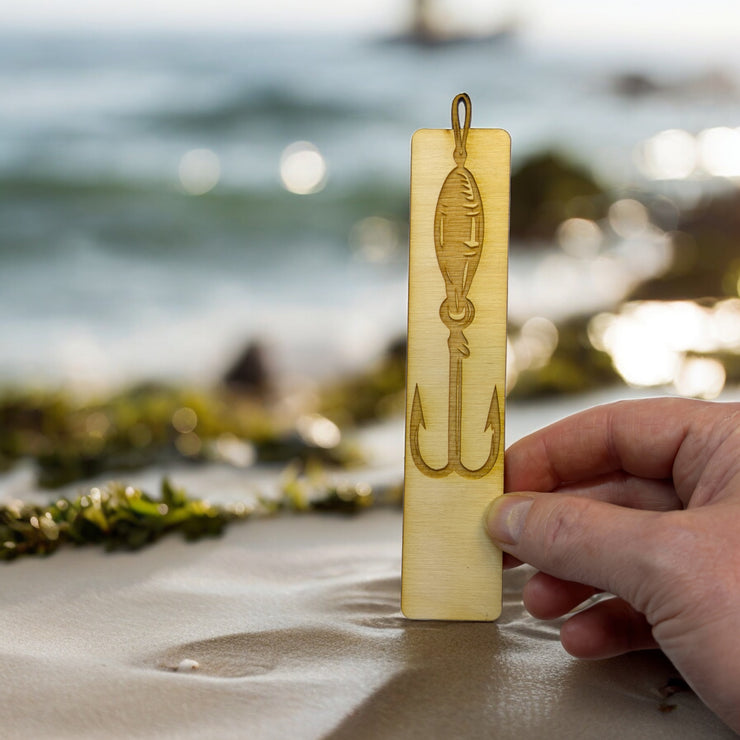Bookmark - Fish Hook - Birch wood